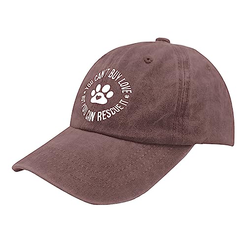 Funny Dogs Lover Caps Dad Hat, Graphic Dad Hats for Women - color: Wine Red