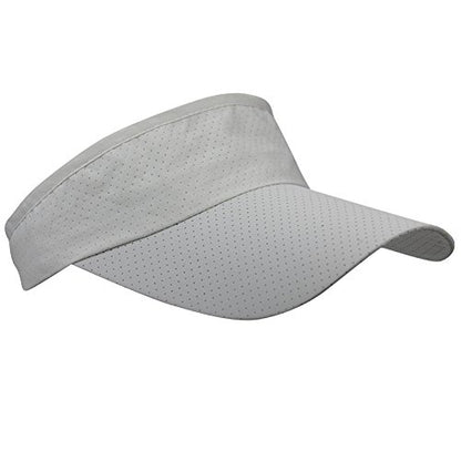 Mens Summer Quick-Dry Run Long Brim Empty Top Baseball Tennis Sun Hat Cap Visor - color: White