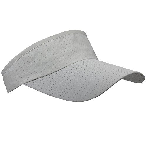 Mens Summer Quick-Dry Run Long Brim Empty Top Baseball Tennis Sun Hat Cap Visor - color: White