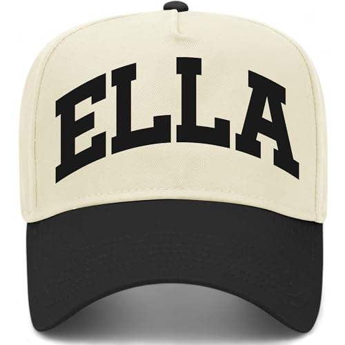 Ella Collegiate Hat - color: Black/Natural