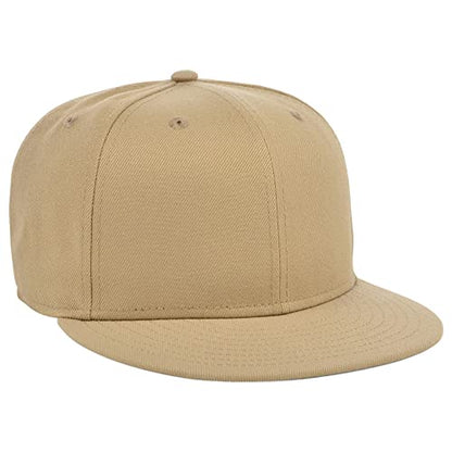 Lids Blank Dime Adjustable Snapback Hat - color: Khaki