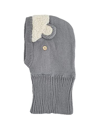 Baby Winter Hat Scarf Set, Unisex Infant Toddler Kids Hat Scarf - color: Grey Bear, size: 1-3T