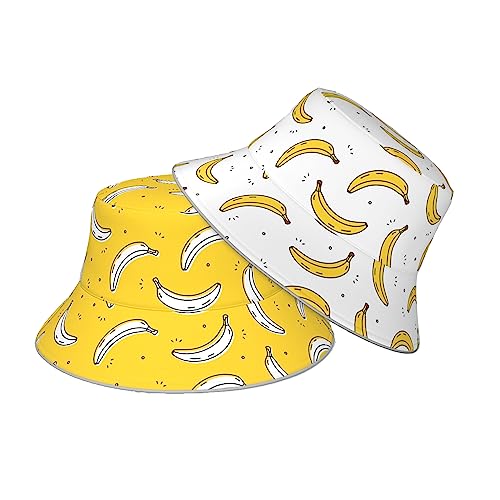 Bucket Hat Double-Side-Wear Reversible Sun Hat Beach Travel Hiking for Women Men - color: A06