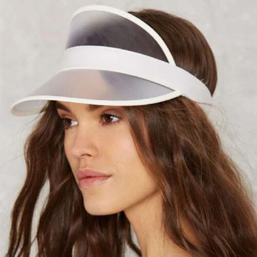 Boolavard Sun Visor Hats Cap Sports Beach Tennis Golf Headwear for Women Men - color: Blue