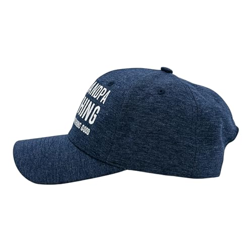 Cool Dad Hats with Funny Sayings Graphic Caps for Dads and Father's Day - color: Navy - Ask Grandpa