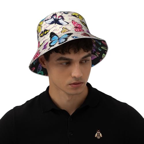 Bucket Hat double sided wearing for women men Summer outdoor fisherman hat - color: Ñõé«ãû³æ14