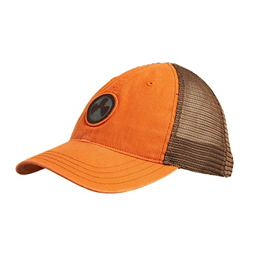 Magpul Trucker Hat Snap Back Baseball Cap, One Size Fits Most - color: Garment Washed Orange/Brown