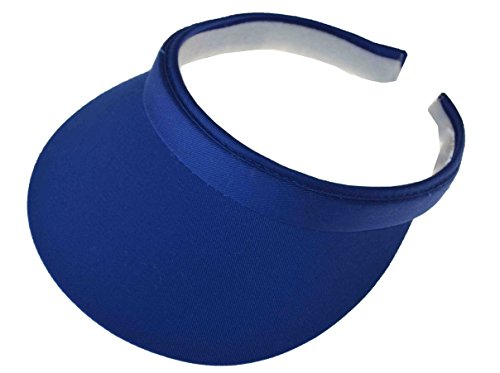 Nayt Women's Cotton Twill Clip-on Visor - color: Royal Blue, size: One Size-Large