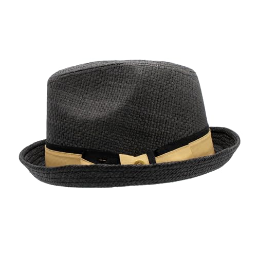 Peter Grimm Depp Fedora Hat - color: Bow Tie Black, size: Large-X-Large