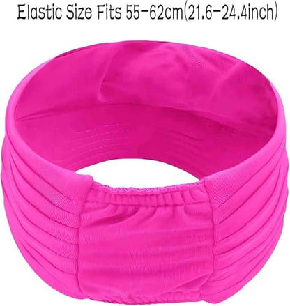 Visor Hats for Women Men Beach Sun UV Protection Wide Brim Lightweight with Ponytail - color: Rose