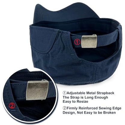 Loneshark Water Resistant Military Hat Quick Dry Cadet Cap Army Flat Top - color: Rectangle-logo-navy