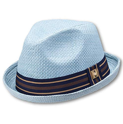 Peter Grimm Depp Fedora Hat - color: Blue, size: Small