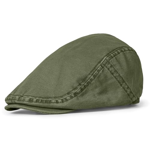 Clakllie Beret Ivy Flat Breathable Boina Caps Cotton Flat Ivy Gatsbay Hat Cotton Twill Newsboy Cap Driving Caps Forward Cap - color: Cdus-nbaf2504-green