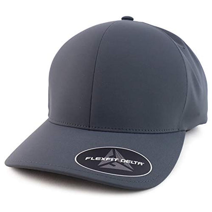 Armycrew XXL Oversize Sweat Free Stain Block Structured Flex Fitted Baseball Cap - color: Charcoal