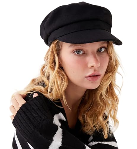 Women's Beret & Baker Boy Hat - 8 Panel, Winter & Fall, Newspaper Boy Style
