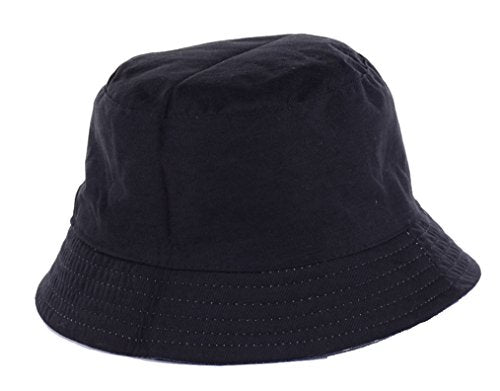 BYOS Unisex Trendy Reversible Lightweight Printed Bucket Hat Packable Outdoor - color: Hawaii Sky Blue