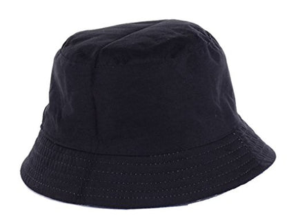 BYOS Unisex Trendy Reversible Lightweight Printed Bucket Hat Packable Outdoor - color: Daisy Light Blue