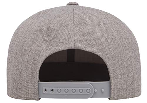 Flexfit Unisex Adult Yp Classics Premium Snapback Cap – 2-Tone - color: Heather Grey