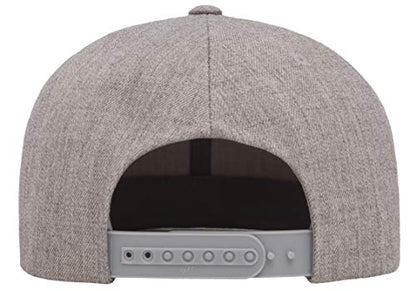 Flexfit Unisex Adult Yp Classics Premium Snapback Cap – 2-Tone - color: Heather Grey