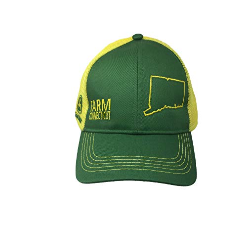John Deere Farm State Pride Contrast Mesh Back Core Baseball Cap - color: Connecticut