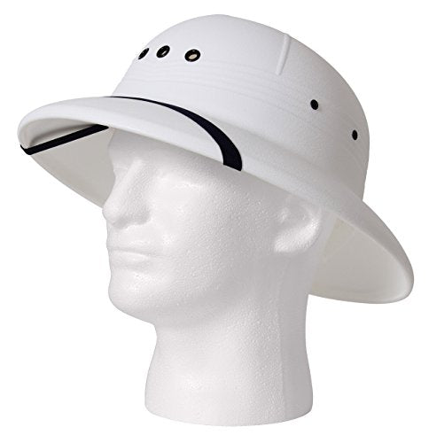 Rothco Pith Helmet - Safari-Style Hat for Sun Protection for Outdoor Adventures - color: White