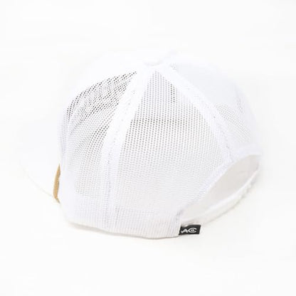 Longhorn Adjustable Snapback Western Hat - color: White
