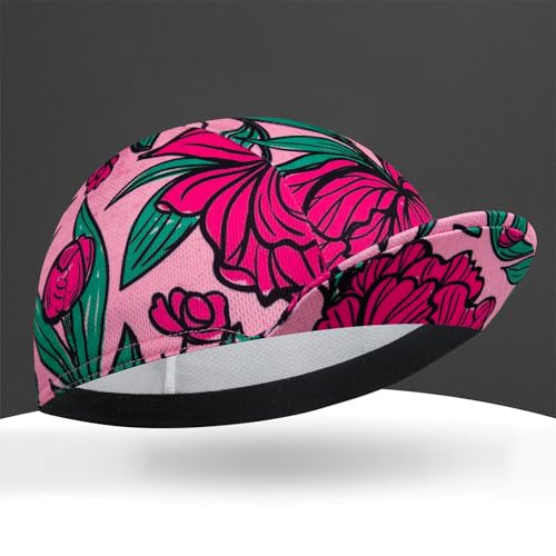 Cycling Cap with Sun Visor, Lightweight Polyester Bike Hat for Men & Women - color: Ck8
