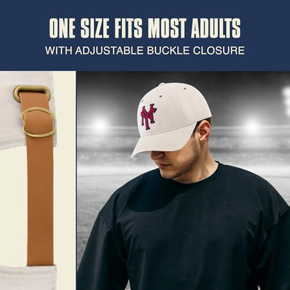 Blue Marlin Dad Hat, Adult Cotton Baseball Cap with Curved Brim, One Size. - color: New York Cubans