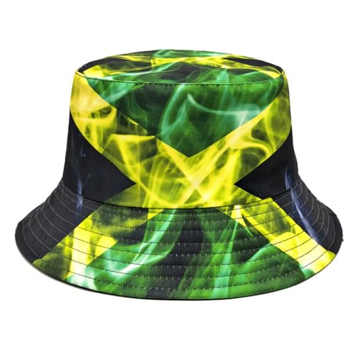 Shark Pattern Bucket Hat for Men Women, Reversible Double-Side-Wear Sun Hat, Packable Beach Fisherman Cap - color: Geometric Graffiti