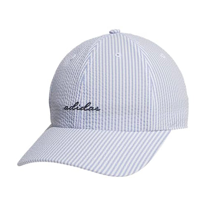 adidas Womens Saturday Cap Casual - Black - color: Ash Blue/Collegiate Navy/Seersucker