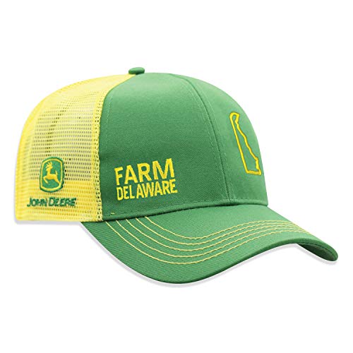 John Deere Farm State Pride Contrast Mesh Back Core Baseball Cap - color: Delaware