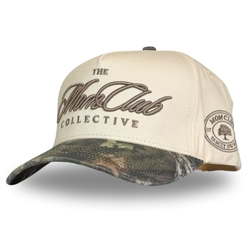 Vintage Mom & Dad Trucker Hats | Men & Women | Kids Grandpa Boy Mom Girl Dad Hats | Country Western | Cotton | Snapback - color: Mom Club | Camo