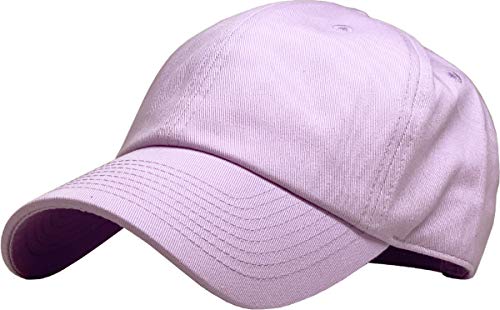 KBETHOS® Classic Washed Cotton Baseball Cap - color: Lavender