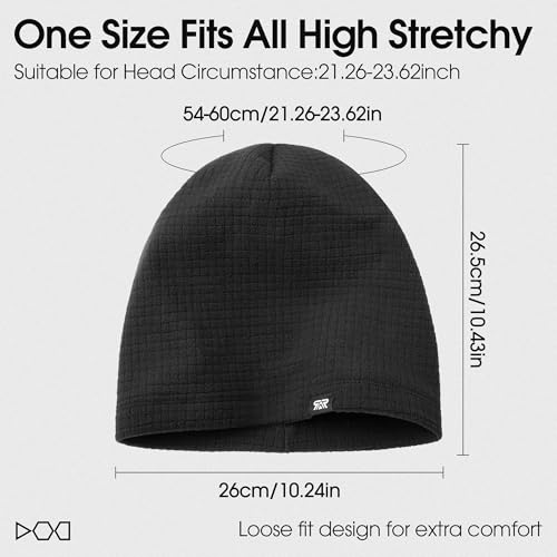 AUSFLUG Slouchy Beanie for Men Women Warm Lightweight Hard Hat Liner - color: Blue