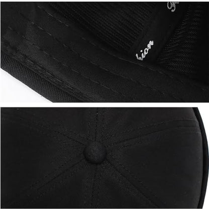 2 Pcs Mens Brimless Docker Cap Set - Retro Worker Sailor Skull Cap Beanie with Rolled Cuff - color: Black