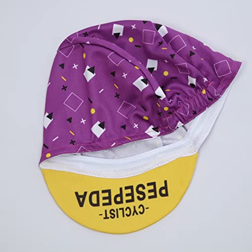 Funny Cycling Cap - Polyester Cartoon Cycling Hat-Under Helmet - Cycling Helmet Liner Breathable&Sweat Uptake - color: A