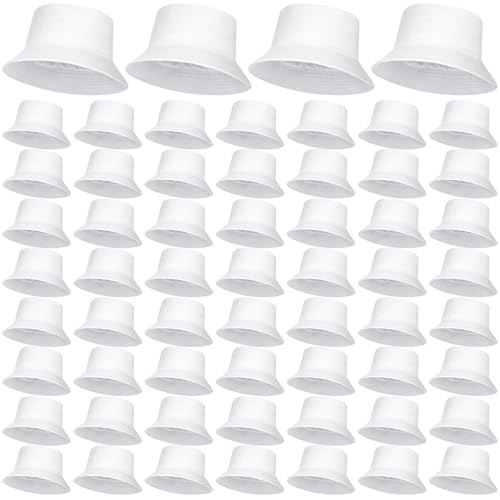 Mepase Bucket Hat Bulk, Cotton Summer Cap Summer Solid Color Beach Getaway Fisherman's Hat for Women Men - size: Medium