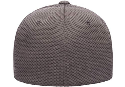 Flexfit Men's Cool & Dry 3D Hexagon Jersey - color: Dark Grey, size: Small-Medium