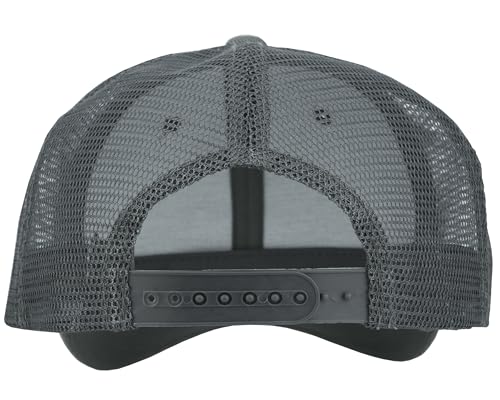 Gelante Mesh Trucker Hat Baseball Cap Structured Front Panel Wholesale LOT 12 Pack - color: Dark Gray