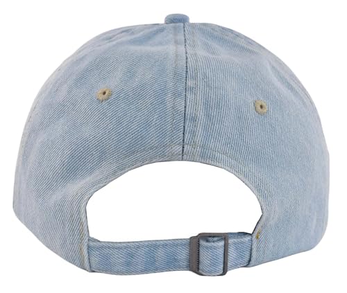 TSSGBL Unstructured Distressed Baseabll Cap Cotton Soft Dad Hat Adjustable Low Profile Headwear Ball Caps for Women Men - color: Distressed-denim-lightblue, size: Medium-Large