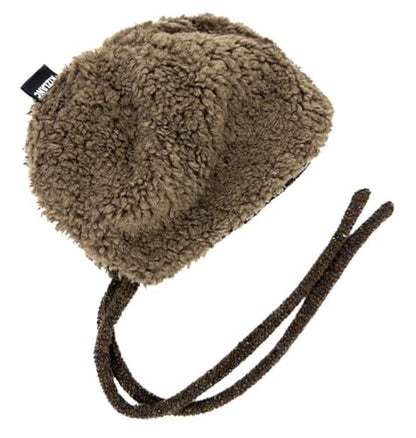 Women Winter Fleece Beanies Hat with Ear Flaps Soft Warm Crochet Skull Cap - color: A Coffee