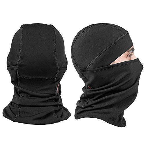 Ski Mask,Balaclava Mask,Wind Water Resistant for Cold Weather - color: Black-basic