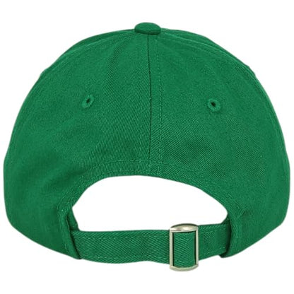 E BY ELIDAN NY Dad Hat, New York EST.1625 Cotton Baseball Cap Women & Men - color: Kelly Green