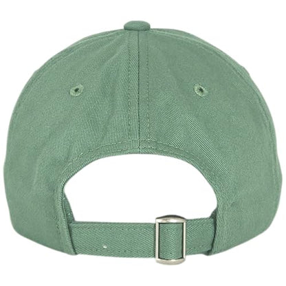 NY 3D Embroidered Dad Hat - New York Baseball Cap - color: Moss - White