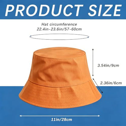 Colorful Bucket Hat - color: Orange