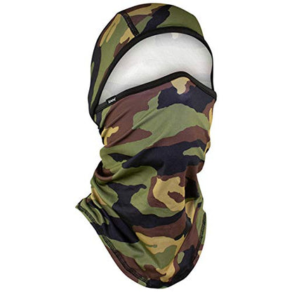 Zanheadgear WB4L114 Convertible Balaclava SportFlex Series Solid Black - color: Woodland Camo