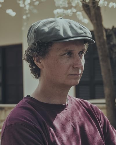 Sterkowski Shelby Paperboy Hat | 100% Softened Cotton Newsboy Cap for Men | 8 Panel Peaky Style - color: Graphite Gray, size: 6 3/4