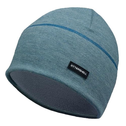 Honeycomb Thermal Skull Cap Beanie for Men Women - color: Aa-e11- Heather Blue