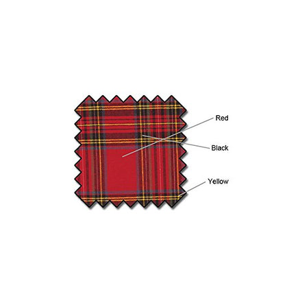 Plaid Flat Golf Cap: 'Par 5' - color: Royal Stewart