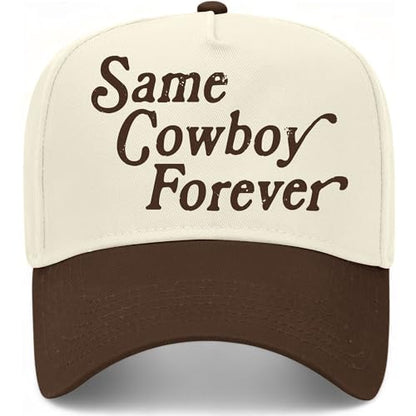 Same Cowboy Forever Hat - color: Brown/Natural